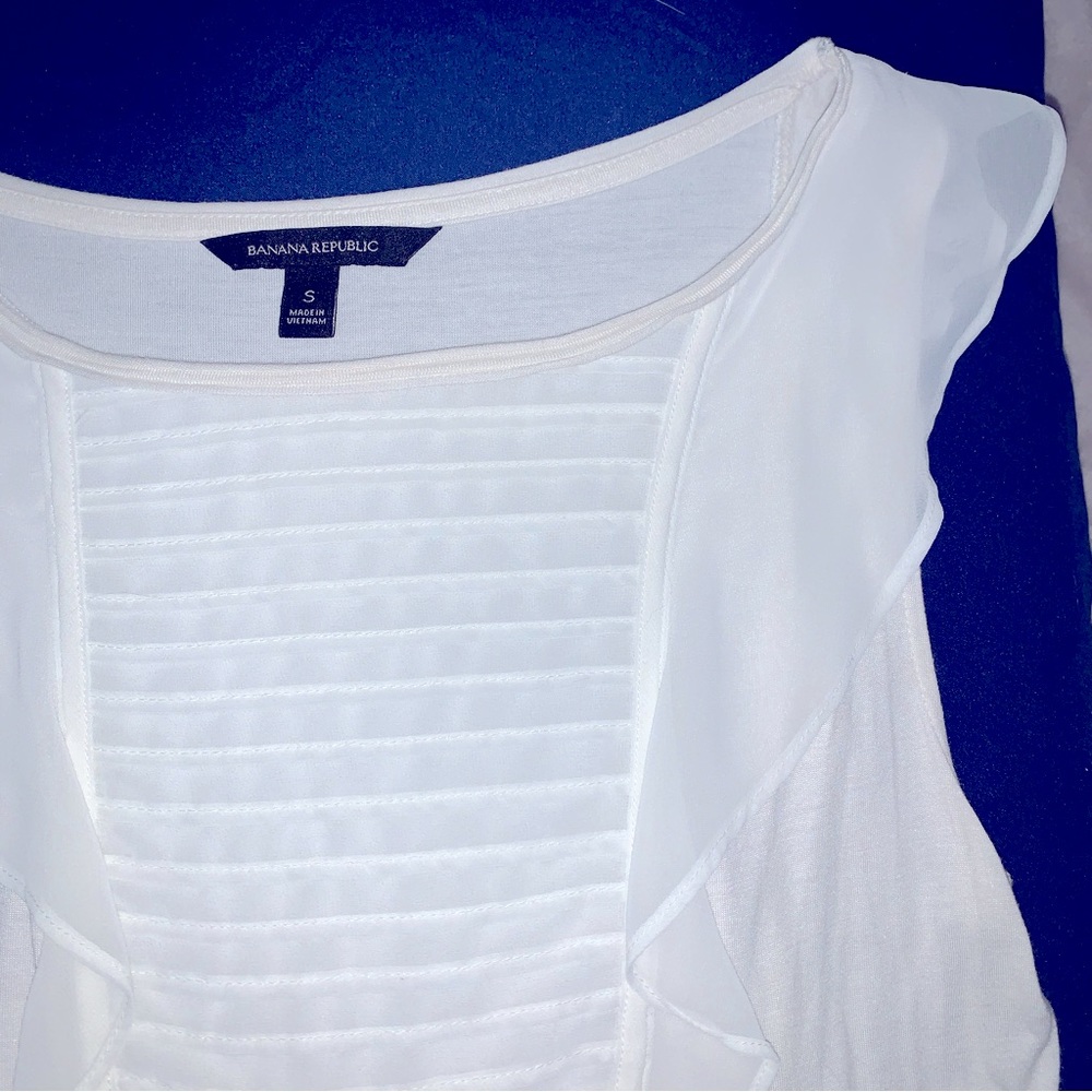 Cream Banana Republic Blouse